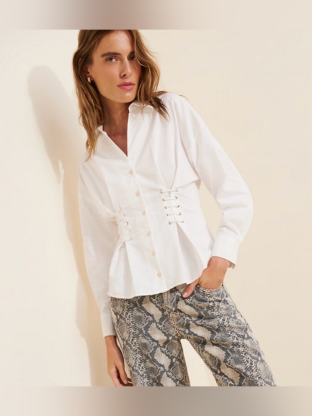 Exquise The Tobie Side Cinch Shirt